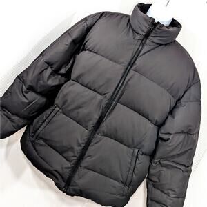 OLD NAVY! ESPRESSO BROWN PUFFER REVERSIBLE TO BLACK, DOWN JACKET, COAT! SZ L